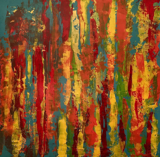 a group of colorful string